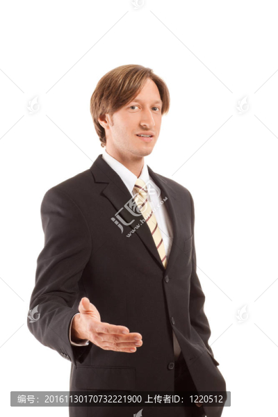 年輕自信的商人