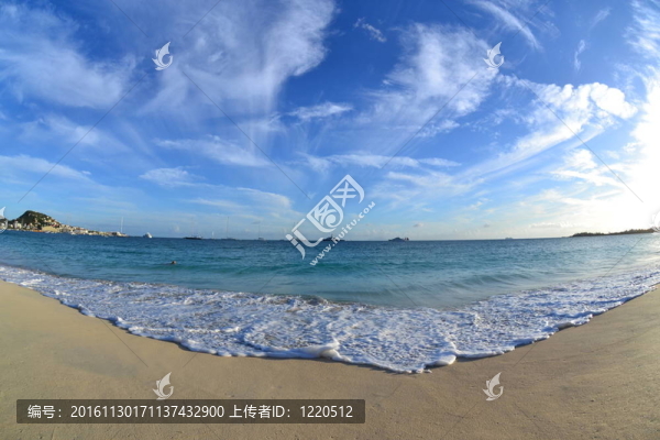 海灘的黃昏