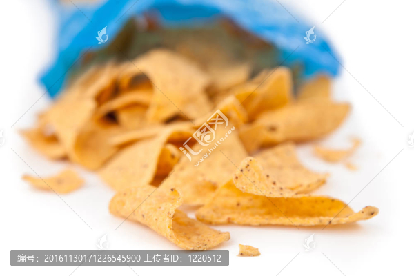 開(kāi)袋的薯片
