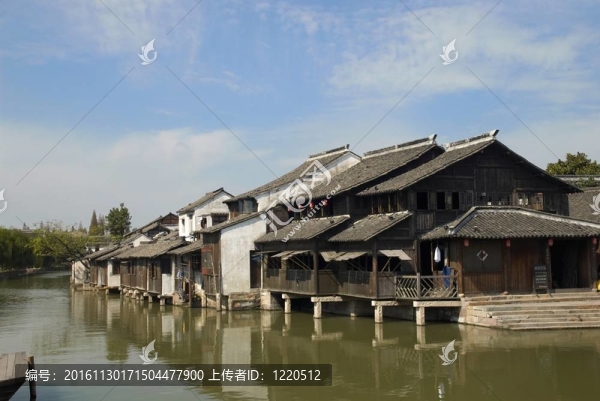 烏鎮(zhèn)水上屋；中國(guó)