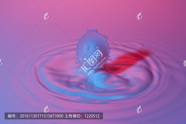 臉像牛奶滴飛濺