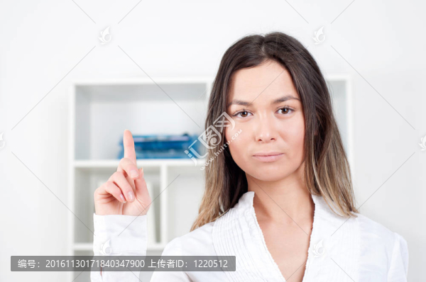 美麗的商業(yè)女人的肖像