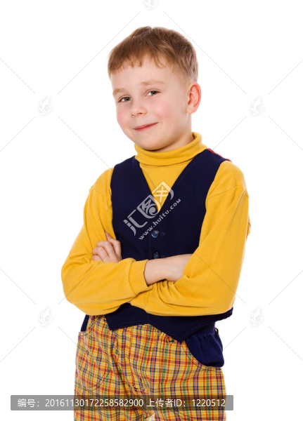 微笑的男孩