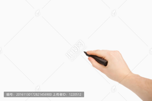 黑色感覺筆被舉行