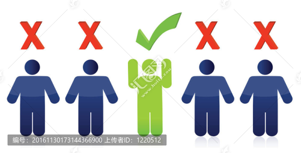 一排人競爭的概念-匯圖網(wǎng) www.fosd68.com 一排人競爭的概念