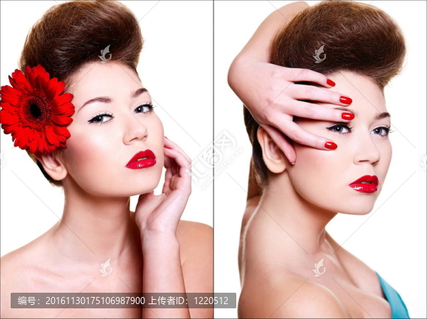 高級時裝look.glamour特寫