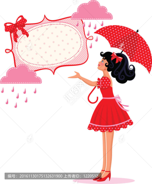 雨中的女孩