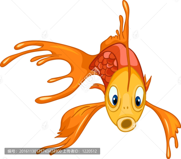 卡通人物的魚