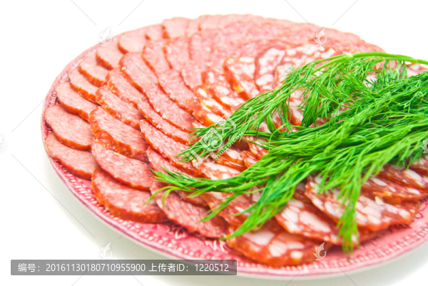 不同香腸配香草板