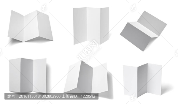 傳單筆記本教科書白紙空白模板