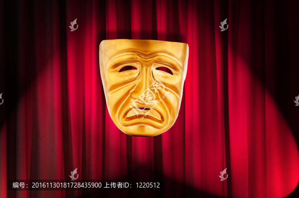 帶面具的戲劇表演概念