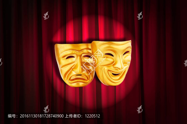 帶面具的戲劇表演概念