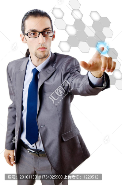 商人按虛擬按鈕