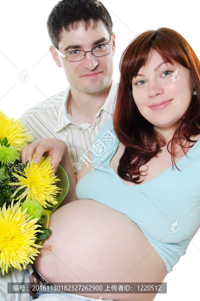 白孕夫婦幸福美滿