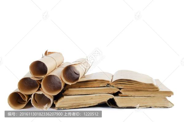 許多古卷和舊書(shū)