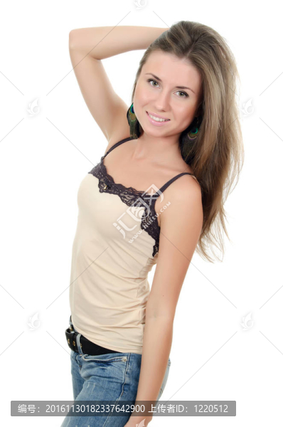年輕漂亮女孩的肖像