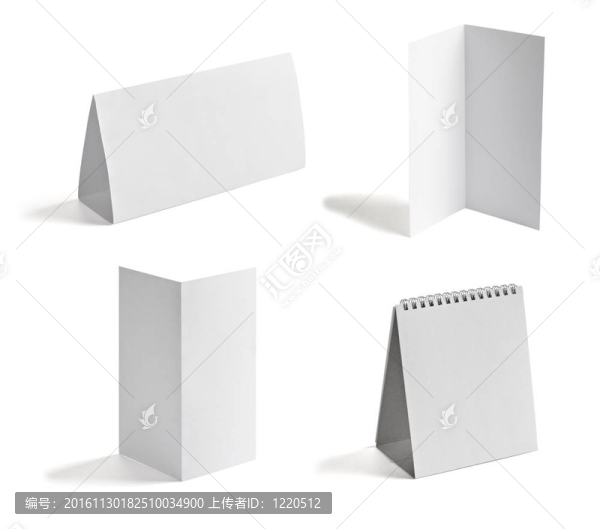 傳單筆記本教科書白紙空白模板