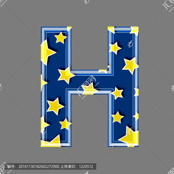 星型三維字母