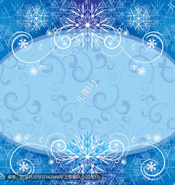 圣誕雪花卡