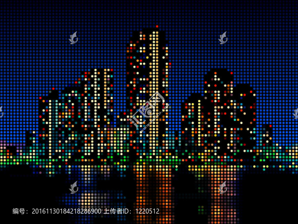 夜晚的城市