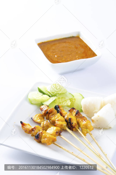 著名的食品；馬來西亞沙嗲