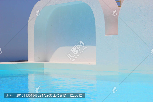 圣托里尼游泳池