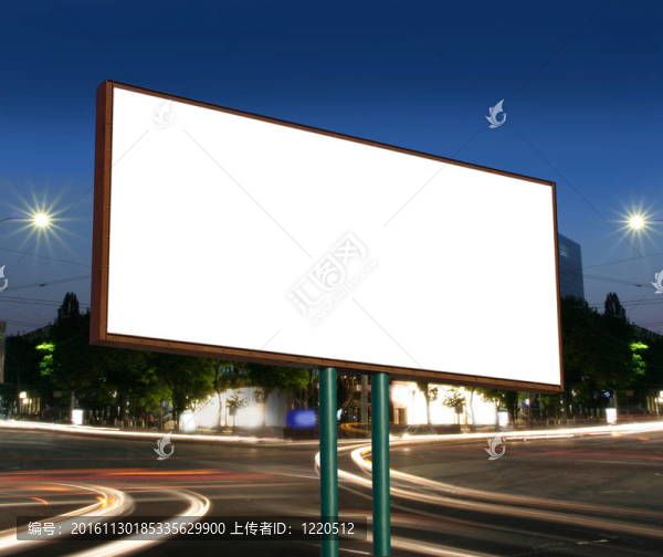 白色的顯示廣告