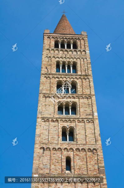 Pomposa,Abbey。科迪戈羅。Emilia,Romagna。意大利.