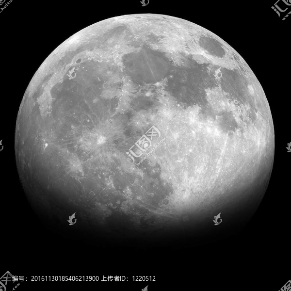 夜晚的半月