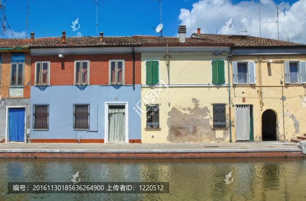 查看科馬基奧。Emilia,Romagna。意大利.