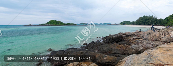 馕的RAM海灘全景