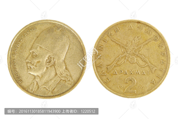 希臘德拉克馬貨幣單位。