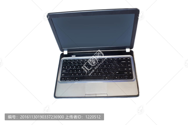 一個筆記本電腦的全視圖