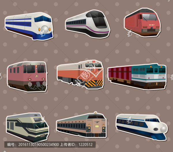 火車貼紙