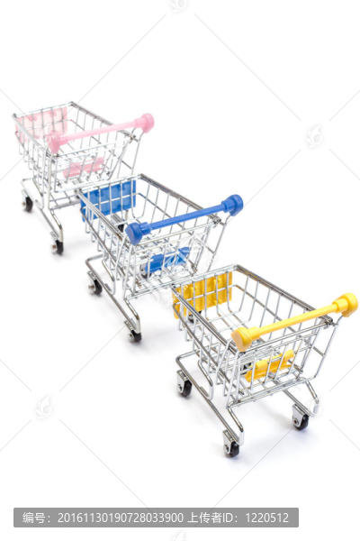 白色購物車