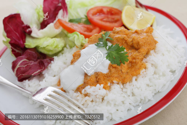 咖喱雞塊飯