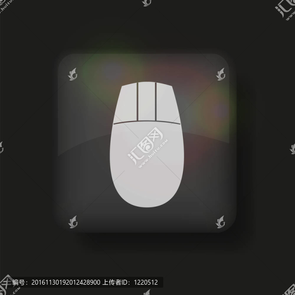 黑色鼠標(biāo)網(wǎng)絡(luò)圖標(biāo)。eps10