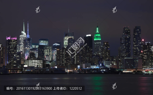 紐約市住宅區(qū)的天際線