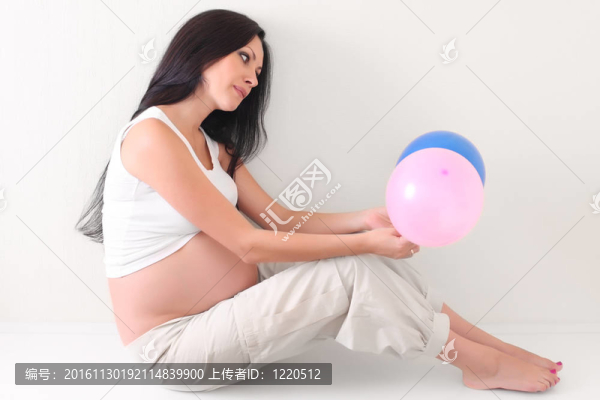 懷孕的女人