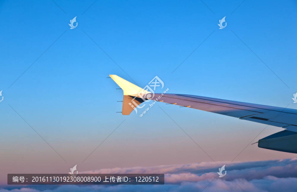 空中的飛機
