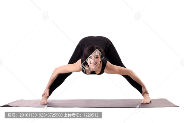 性感女人站在封面-微笑在相機(jī)