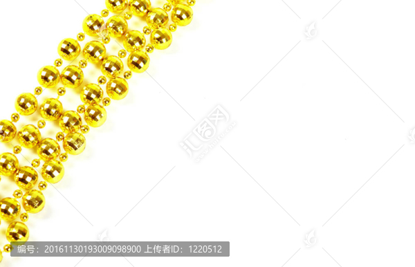 一個輝煌的慶祝珠金色背景