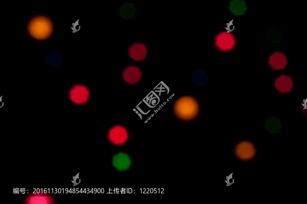 模糊的燈光
