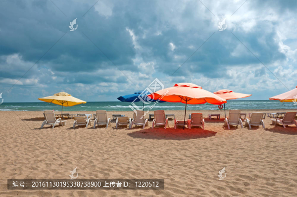 在黑海的阿納帕海灘；俄羅斯