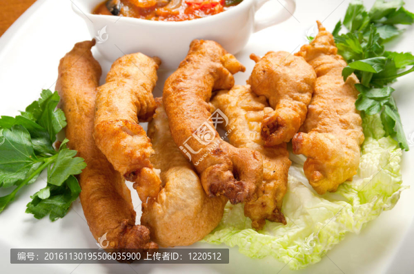 日本料理天婦羅雞