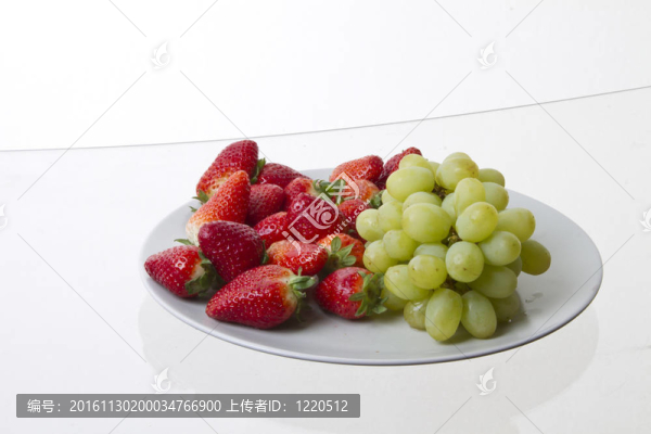 盤子上的水果