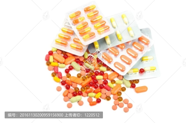 五顏六色的藥片
