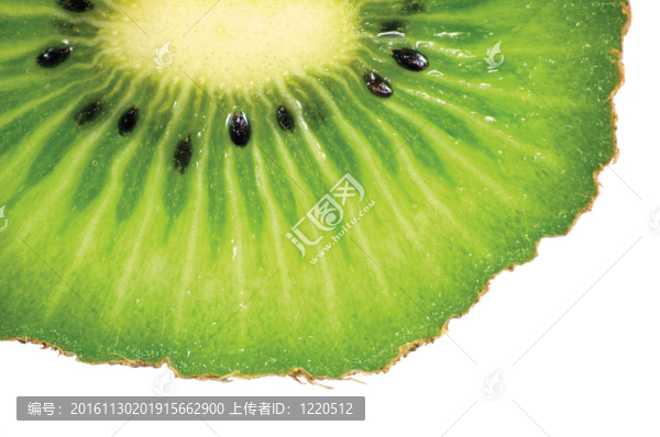 獼猴桃切片紋理微距特寫(xiě)