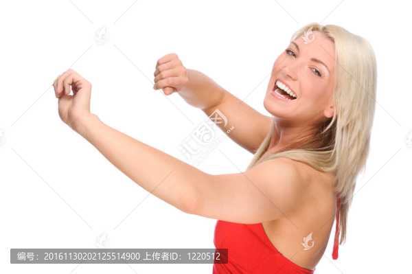 快樂(lè)的小女人