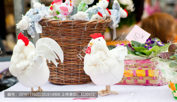 母雞；復活節(jié)裝飾品